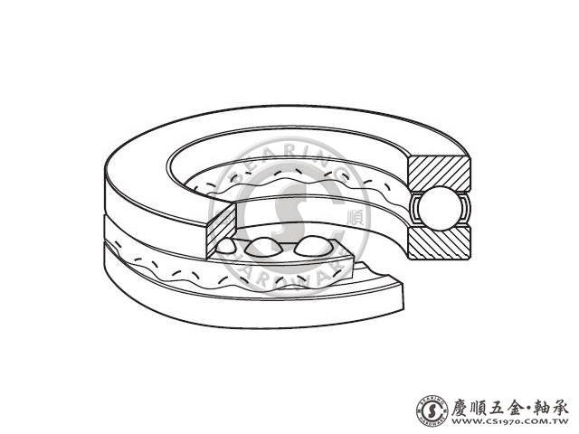 單向、雙向推力滾珠軸承