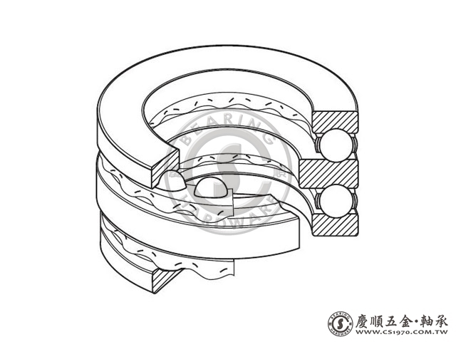 單向、雙向推力滾珠軸承